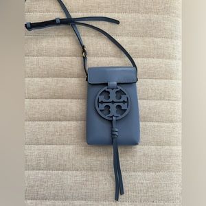 Tory Burch Miller Leather Phone Crossbody Bag